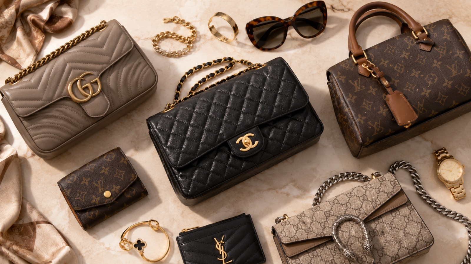 Luxury designer bags collection