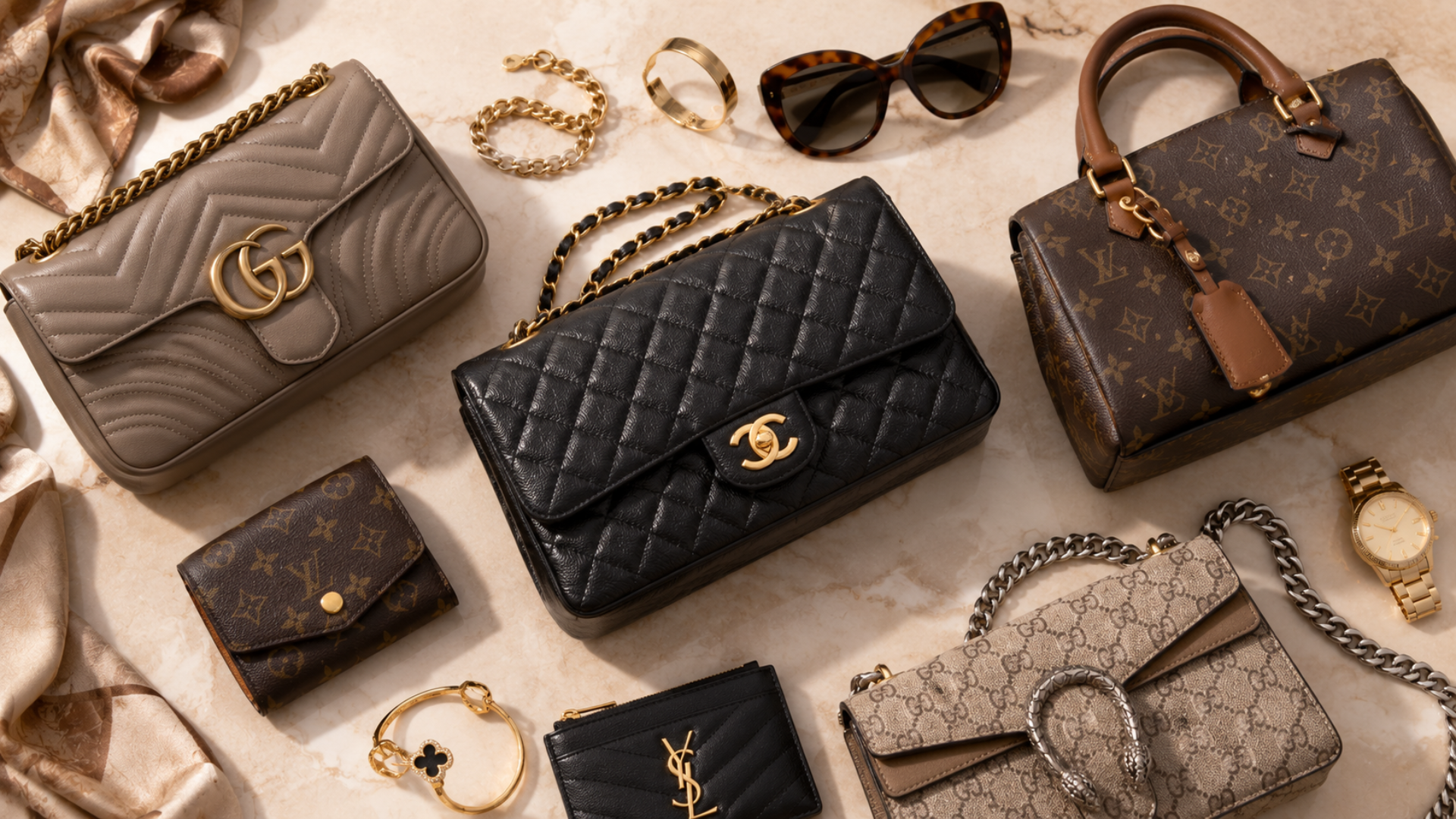 Luxury designer bags collection